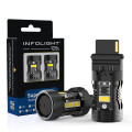 Світлодіодні лампи Infolight P27W (3156) Canbus Red