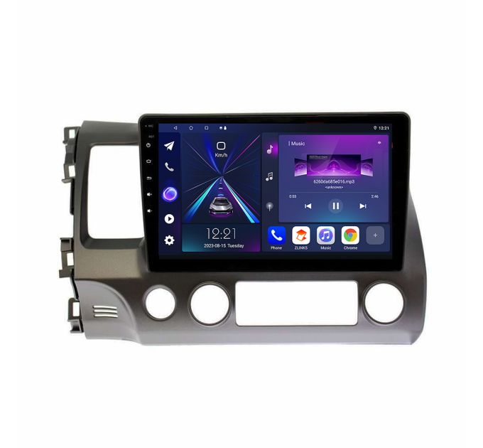 Штатна магнітола EasyGo HD1003-F50 10 inch Honda Civic 4D 2007-2011