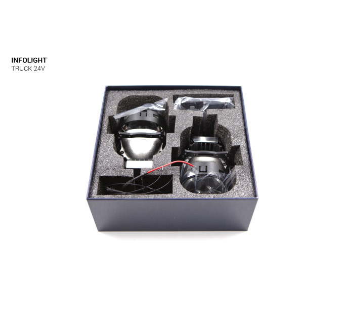 Світлодіодні лінзи Bi-LED Infolight Truck Lense 24V