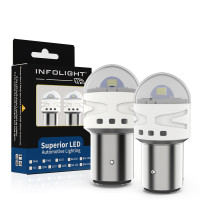 Світлодіодні лампи Infolight P21W, BA15S (1156) White