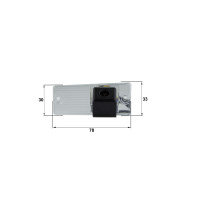 Камера заднього виду Falcon HS8055-AHD Cube Kia Cerato 2008-2010