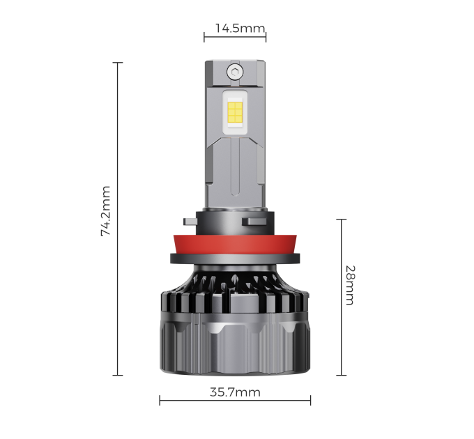 Світлодіодні лампи Infolight M1 H11 55W