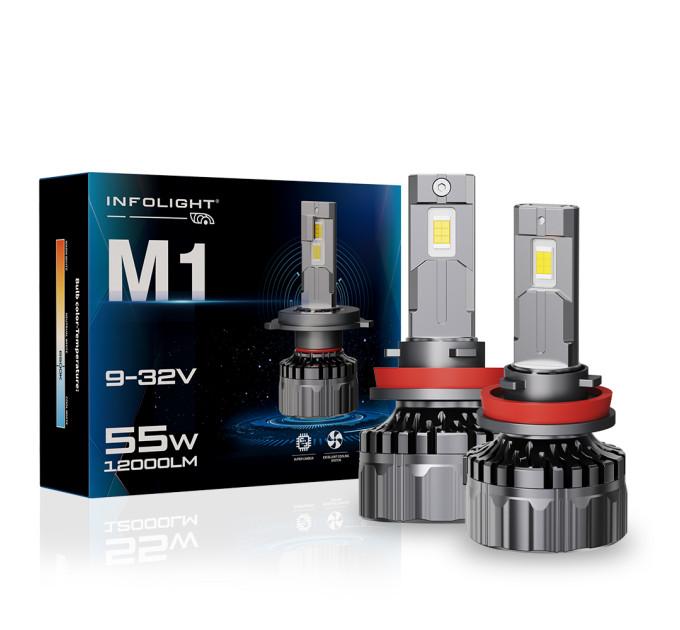 Світлодіодні лампи Infolight M1 H11 55W