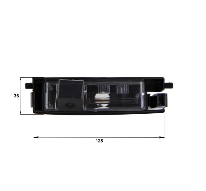 Камера заднього виду Falcon HS8006-AHD Cube Toyota RAV4 III 2009-2012