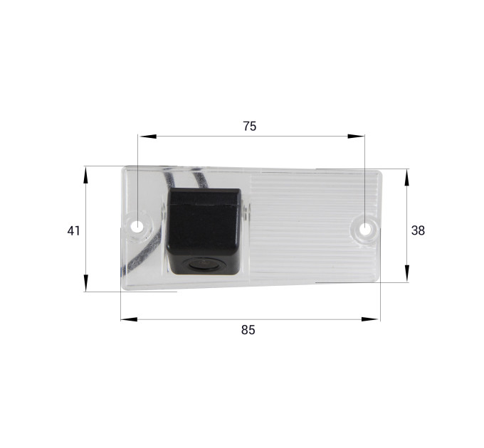Камера заднього виду Falcon HS8056-AHD Cube Kia Sportage 2008-2012