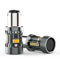 Світлодіодні лампи Infolight P21/5W, BAY15D (1157) Canbus Amber+White