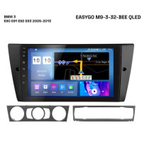 Штатна автомагнітола EasyGo M9-3-32-BEE QLED BMW 3 E90 E91 E92 E93 2005-2013
