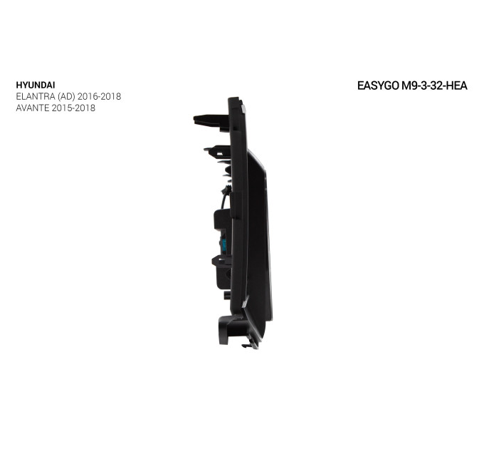 Штатна автомагнітола EasyGo M9-3-32-HEA Hyundai Elantra (AD) 2016-2018, Avante 2015-2018