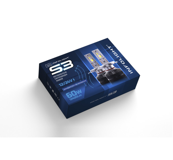 Світлодіодні лампи Infolight S3 НB4 (9006) 60W