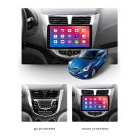 Штатна магнітола EasyGo HY902-G10 9 inch Hyundai Solaris 2010-2016