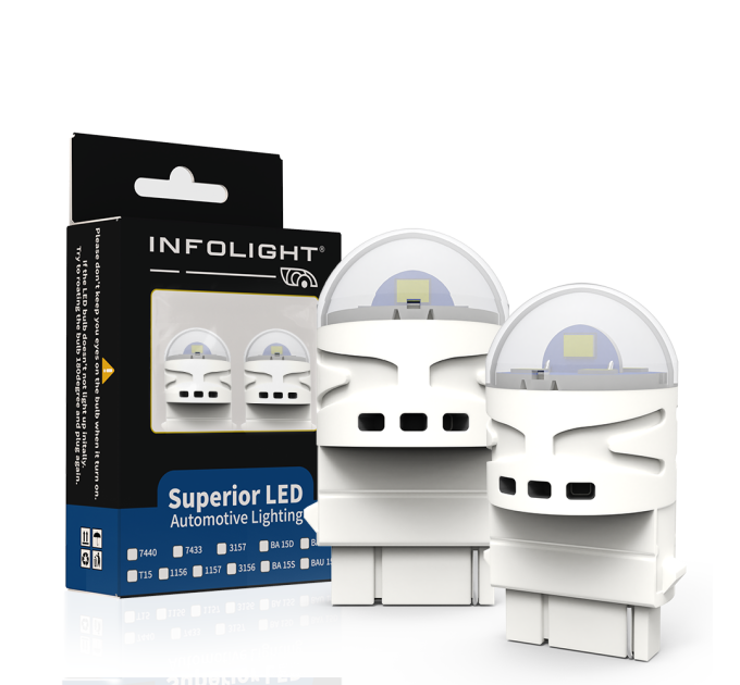 Світлодіодні лампи Infolight P27W (3156)