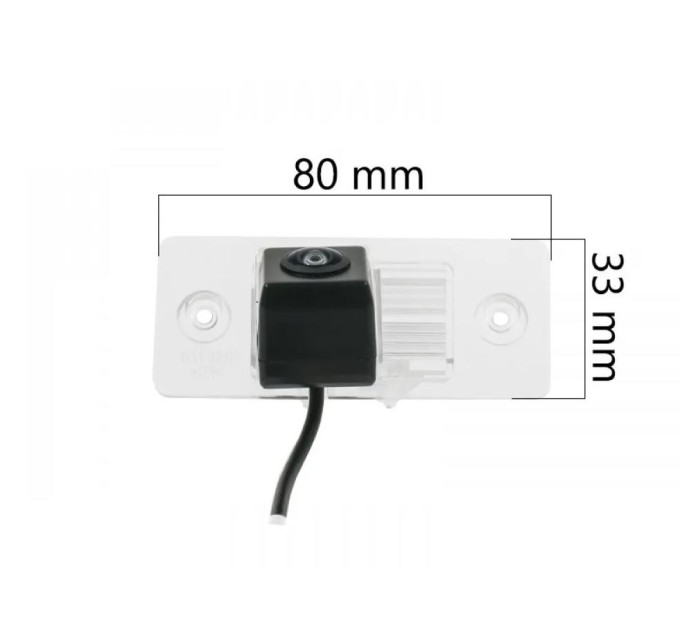 Камера заднього виду Falcon HS8174-AHD Cube Volkswagen Touareg 2008-2009 / Tiguan / Passat / Polo Sedan