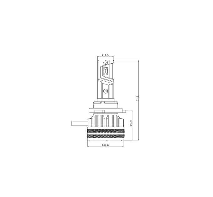 Світлодіодні лампи Infolight S4 9006 65W