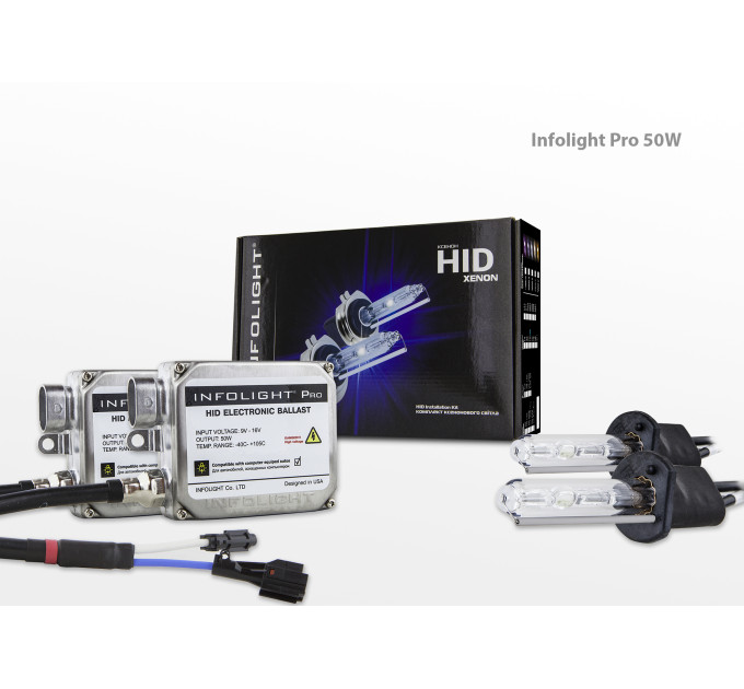 Комплект ксенону Infolight Pro (обманка) 50W H1 6000K