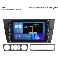 Штатна магнітола EasyGo M9-3-32-B-BEE QLED BMW 3 E90 E91 E92 E93 2005-2013