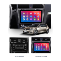 Штатна магнітола EasyGo VW1003-F50 10 inch Volkswagen Golf VII 2012-2021