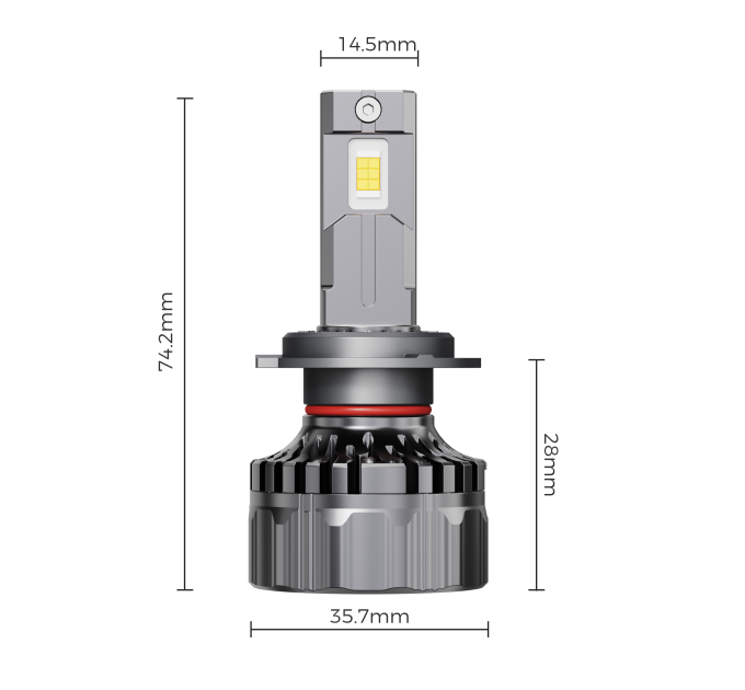Світлодіодні лампи Infolight M1 H7 55W
