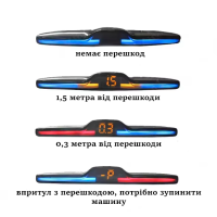 Парктронік Falcon 777 silver-8 sensor Парктронік Falcon 777 silver-8 sensor