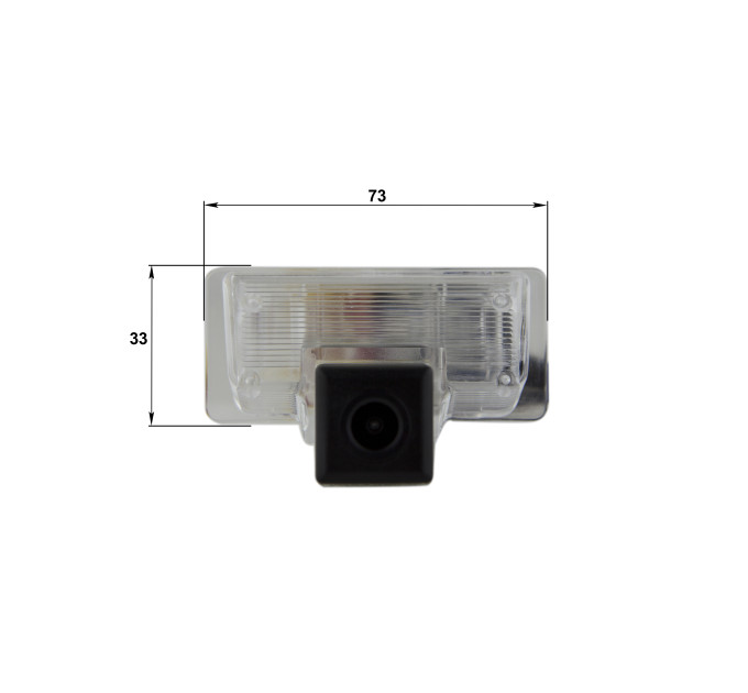 Камера заднього виду Falcon HS8012-AHD Cube Nissan Teana 2008-2012 / Tiida 2008- 2009 / Sentra 2008-2012