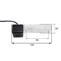 Камера заднього виду Falcon HS8059-AHD Cube Skoda Superb 2009-2012