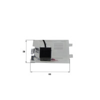 Камера заднього виду Falcon HS8139-AHD Cube Jeep Compass 2011 / Patriot