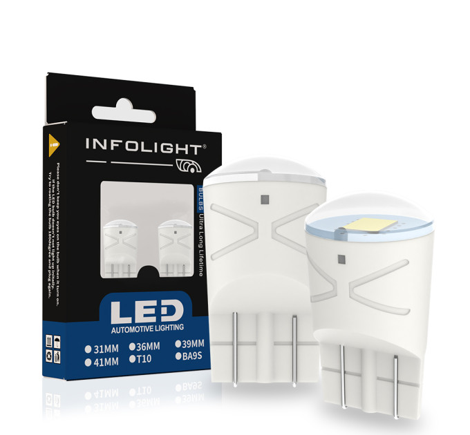 Світлодіодні лампи Infolight T10(w5w) Amber