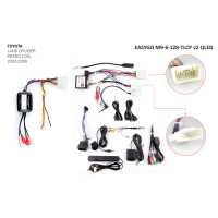 Штатна магнітола EasyGo M9-6-128-TLCP v2 QLED Toyota Land Cruiser Prado (120)
