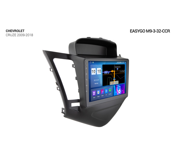 Штатна автомагнітола EasyGo M9-3-32-CCR Chevrolet Cruze 2009-2018