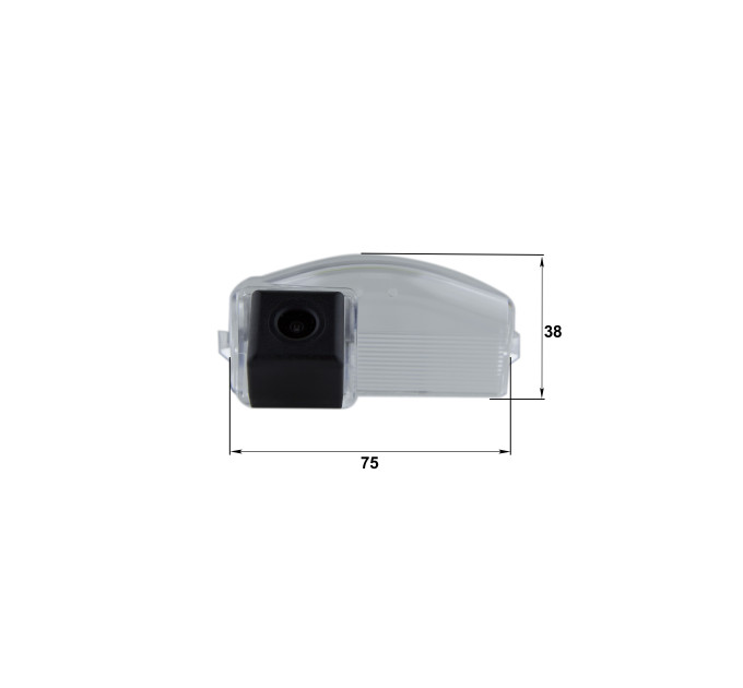 Камера заднього виду Falcon HS8023-AHD Cube Mazda 2 2005-н.в / 3 2008-2011