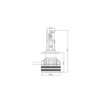 Світлодіодні лампи Infolight S4 H7 65W