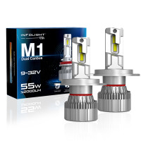 Світлодіодні лампи Infolight M1 Dual Canbus H4 55W