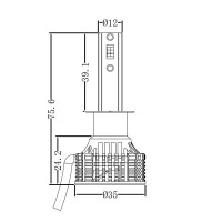 Світлодіодні лампи Nextone LED L6 H1 5500K