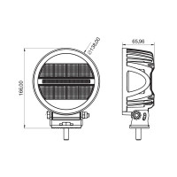 Світлодіодна фара CYCLONE WL-G9 40W Premium Spot