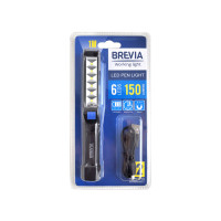 Ліхтар інспекційний Brevia LED Pen Light 11210 6SMD+1W LED 150lm 900mAh microUSB 