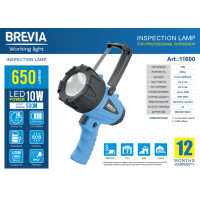 Ліхтар інспекційний Brevia LED 500М 11600 10W LED 650lm 4400mAh microUSB Ліхтар інспекційний Brevia LED 500М 11600 10W LED 650lm 4400mAh microUSB