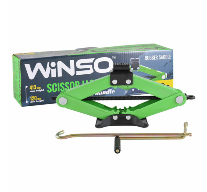 Домкрат ромбовий Winso 2т 120-413мм 122100 122100