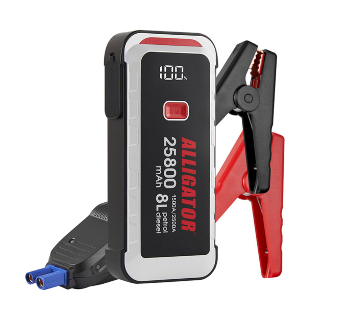 Портативний пусковий зарядний пристрій Alligator Jump Starter JS847 1500A/2500A 25800mAh