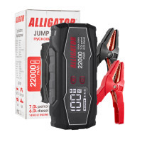 Портативний пусковий зарядний пристрій Alligator Jump Starter JS845 1000A/2000A 22000mAh