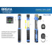 Телескопічна інспекційна лампа Brevia LED 3W COB+1W LED 300lm 2000mAh, microUSB 11350