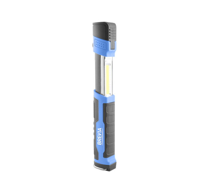 Телескопічна інспекційна лампа Brevia LED 3W COB+1W LED 300lm 2000mAh, microUSB 11350
