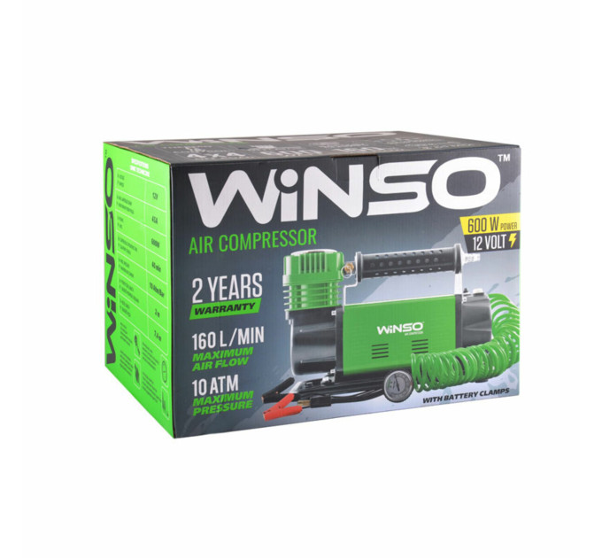 Компресор автомобільний Winso професійний, високої потужності 129000