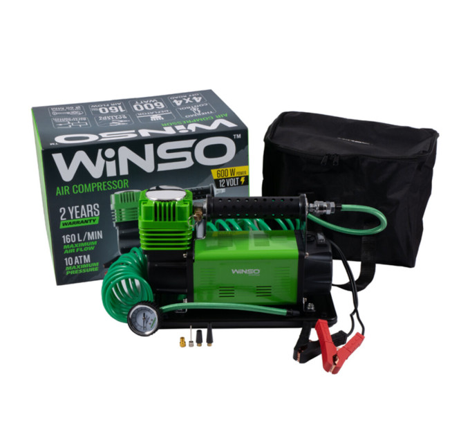 Компресор автомобільний Winso професійний, високої потужності 129000