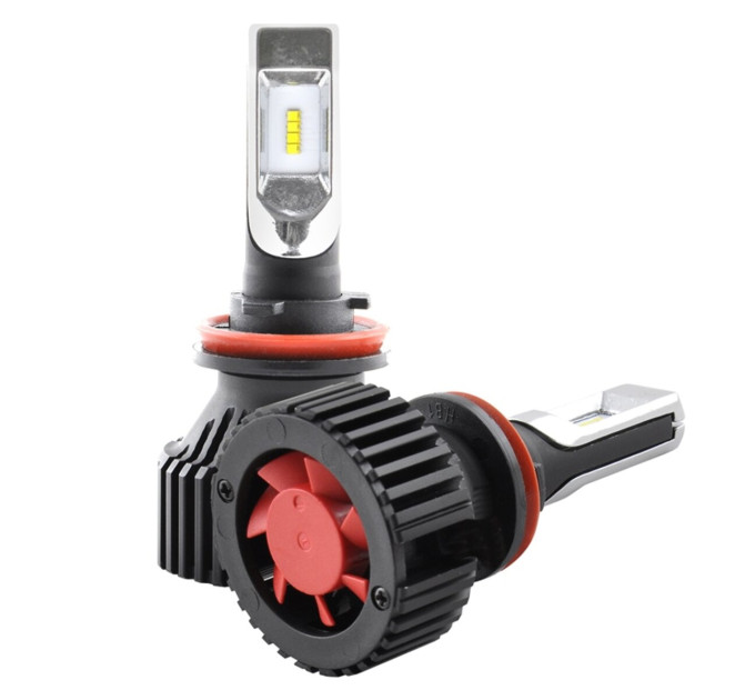 Світлодіодні лампи Solar 8311 H11 12/24V 6500K 8000Lm 60W ZES Chip