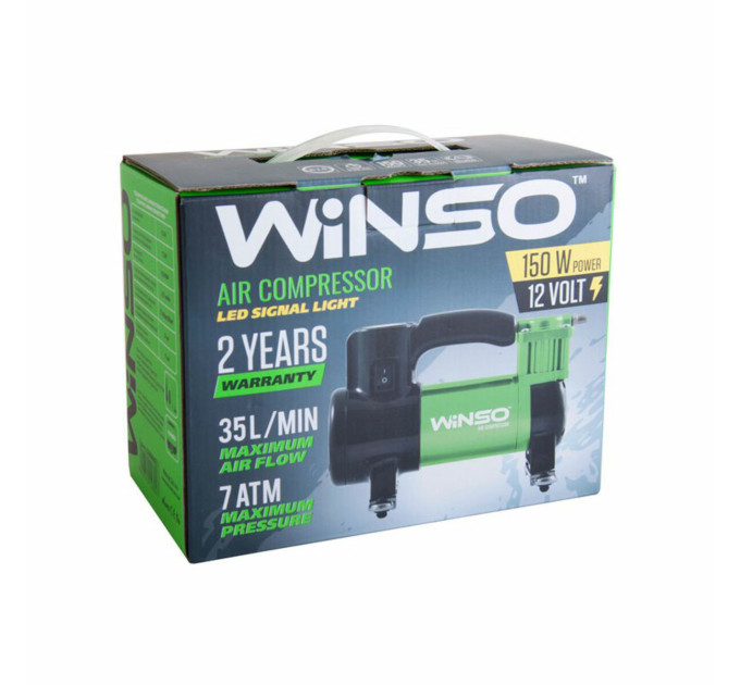 Компресор автомобільний Winso 7 Атм 35 л/хв 170 Вт 128000