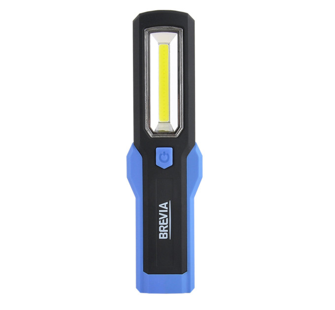 Ліхтар інспекційний Brevia LED Інспекційна ламп 3W COB+1W LED 300lm, IP20, IK05,3xAA 11440