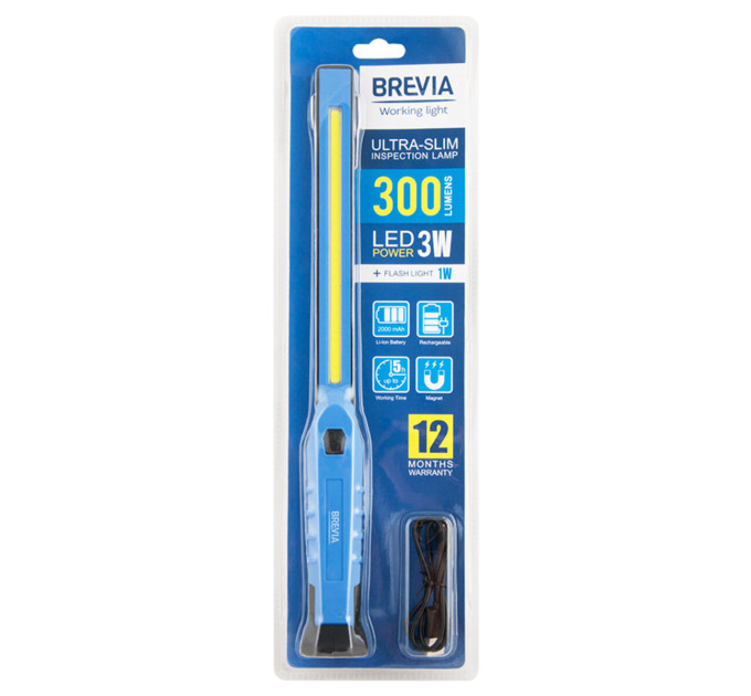 Ліхтар інспекційний Brevia LED 11380 3W COB+1W