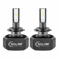 Світлодіодні лампи Solar 8207 H7 12/24V 6000K 5000Lm 40W CSP1860