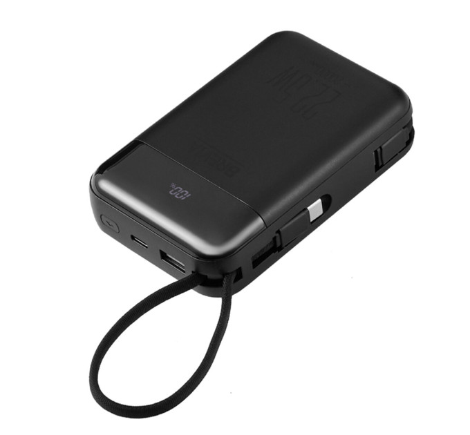 Повербанк Brevia 45222 20000mAh 22.5W Type-C+Lightning Cable, Li-Pol, LCD