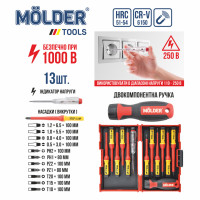 Набір викруток Molder MT35213 Набір викруток Molder MT35213
