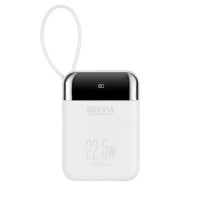 Повербанк Brevia 45122 10000mAh 22.5W Type-C+Lightning Cable, Li-Pol, LCD